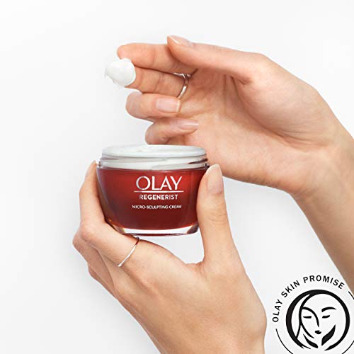 Face Wash by Olay Regenerist Advanced Anti-Aging Pore Scrub Cleanser (5.0 Oz) and Micro-Sculpting Face Moisturizer Cream (1.7 Oz) Skin Care Duo Pack, Total 6.7 Ounces Packaging may Vary - Image 3