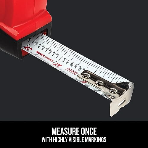 CRAFTSMAN Tape Measure, 25 ft, Retraction Control and Self-Lock, Rubber Grip (CMHT37225) - Image 6