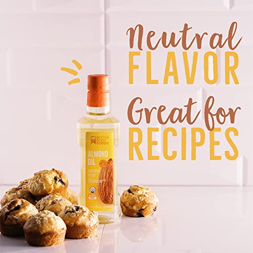 BetterBody Foods Naturally Refined Cooking Oil, Almond Oil, 16.9 Fl Oz - Image 7