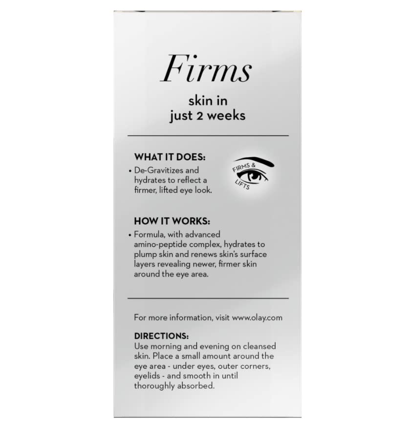ΟΙay Eyes Eye Lifting Serum for Visibly Lifted Firm Eyes, 0.5 Fl Oz (15 ml) EACH - Amino-Peptide and Vitamin Complex (Pack of 2). - Image 2