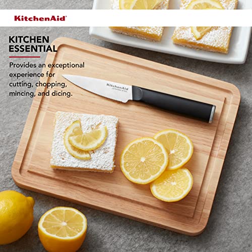 KitchenAid Classic Rubberwood Cutting Board with Perimeter Trench, Reversible Chopping Board, 8-inch x 10-Inch, Natural - Image 9