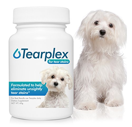 tearplex Tear Stain Supplement for Dogs and Cats, 1 Rated Natural Tear Stain Product - Made in The USA, 100% Tylosin Free, Veterinarian Trusted - Beef Flavored - Image 2