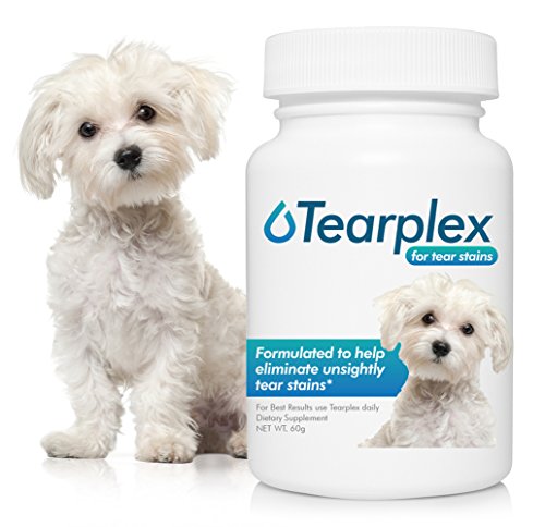 tearplex Tear Stain Supplement for Dogs and Cats, 1 Rated Natural Tear Stain Product - Made in The USA, 100% Tylosin Free, Veterinarian Trusted - Beef Flavored - Image 3